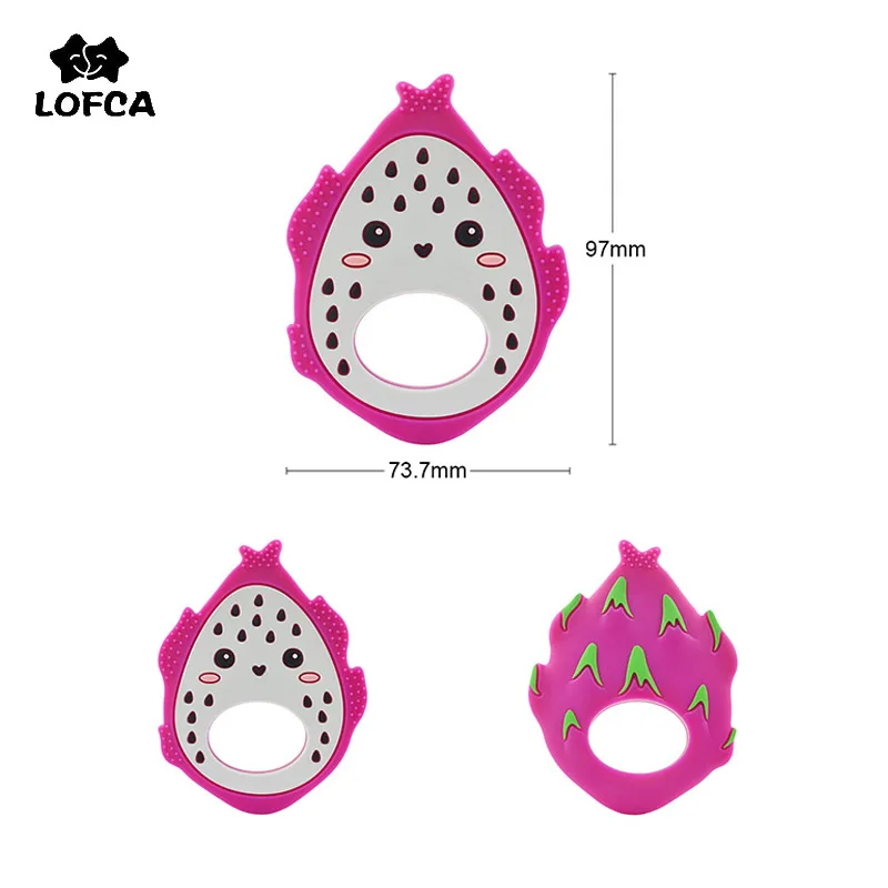 LOFCA Pitaya детские игрушки для прорезывания зубов Силиконовые Прорезыватели без