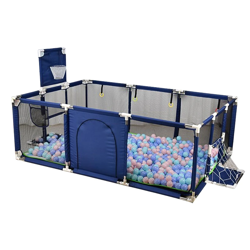 

Baby Playpen for Children's Large Playard Pit Balls Indoor Kid Activity Center Infant Safety Gates with Breathable Mesh Fences