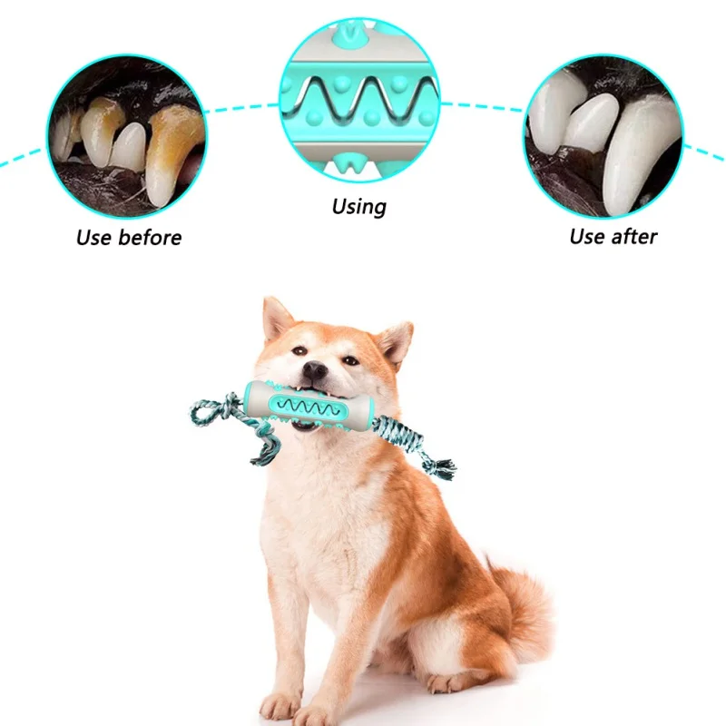 Жевательные игрушки для чистки собак молярный зубной очиститель домашних