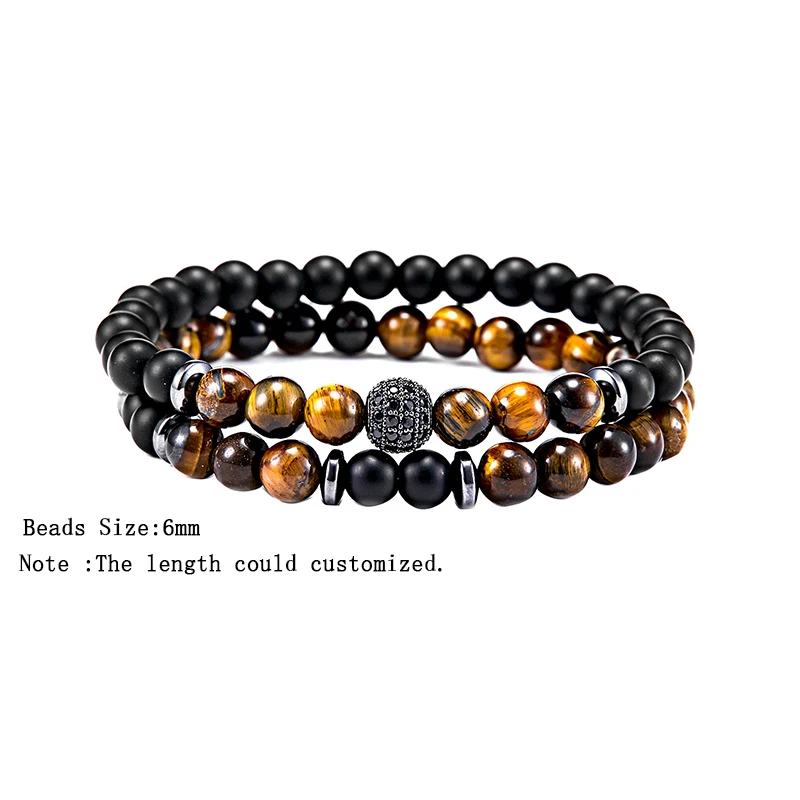 Diffone 2 шт./пара настоящий браслет из натурального камня для влюбленных диско шар