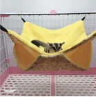Pet двухслойный плюшевый гамак теплые Подвеска для хомяка кровать хорек подвесная кровать для собаки кошки Грызуны гамак для хомяка товары для домашних животных