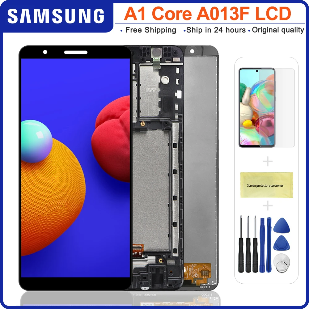 

Новый ML1 2022 5,3 "Оригинальный Для Samsung galaxy A01 core LCD SM-A013G A013F A013G A013M/DS ЖК-дисплей сенсорный экран дигитайзер