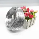 Проволока алюминиевая Посеребренная, 500 грулон, 0,8-3,0 мм, для самостоятельного изготовления ювелирных изделий ожерелье, браслет ручной работы