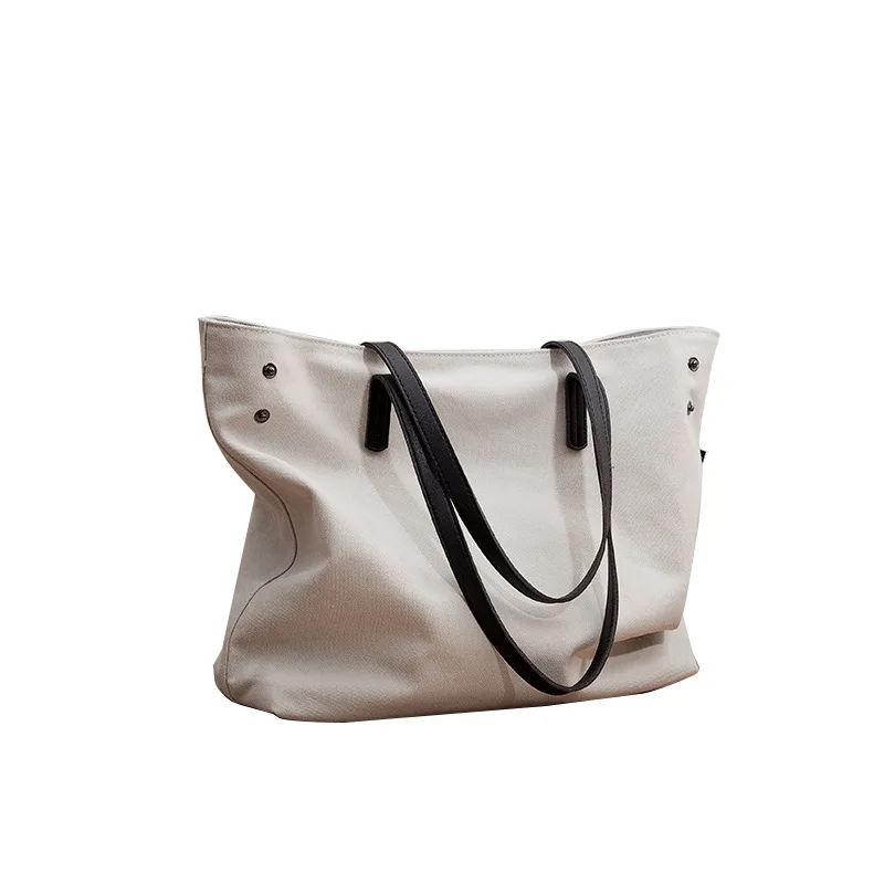 Сумка-хобо Женская холщовая в японском стиле саквояж на плечо винтажном