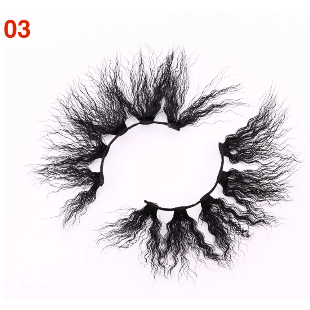 

NEW 10pair Fluffy Mink Lashes Short Messy Wispy Natural Eyelashes 22mm-25mm Hamdmade Real 3D Mink Eyelashes Makeup False Lashes