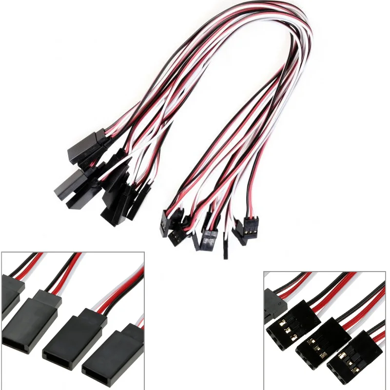 10 шт лот 50 см 500 мм 20 rc servo удлинитель п