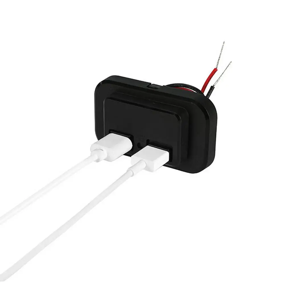 Автомобильное зарядное устройство с двумя USB-портами электрическая розетка
