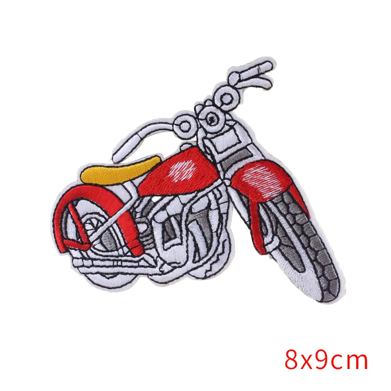 Патчи вышитые в стиле панк для мотоцикла наклейки одежды с утюгом на одежду