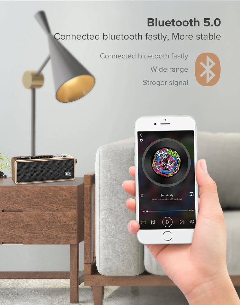 Bluetooth динамик fm радио TF USB флэш накопитель цифровой ключ Выберите песню