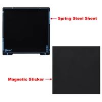 biqu sss b1 super spring steel sheetflex magnetic sticker heatbed pei 220x220 310x310 3d printer parts for ender3 upgrade cr10