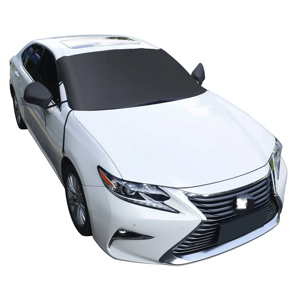 

Hot Sale Car Windshield Protect Snow Waterproof Cover Ice Frost Sunshade Protector Car Windshield Snow Cover With Mirror Cover
