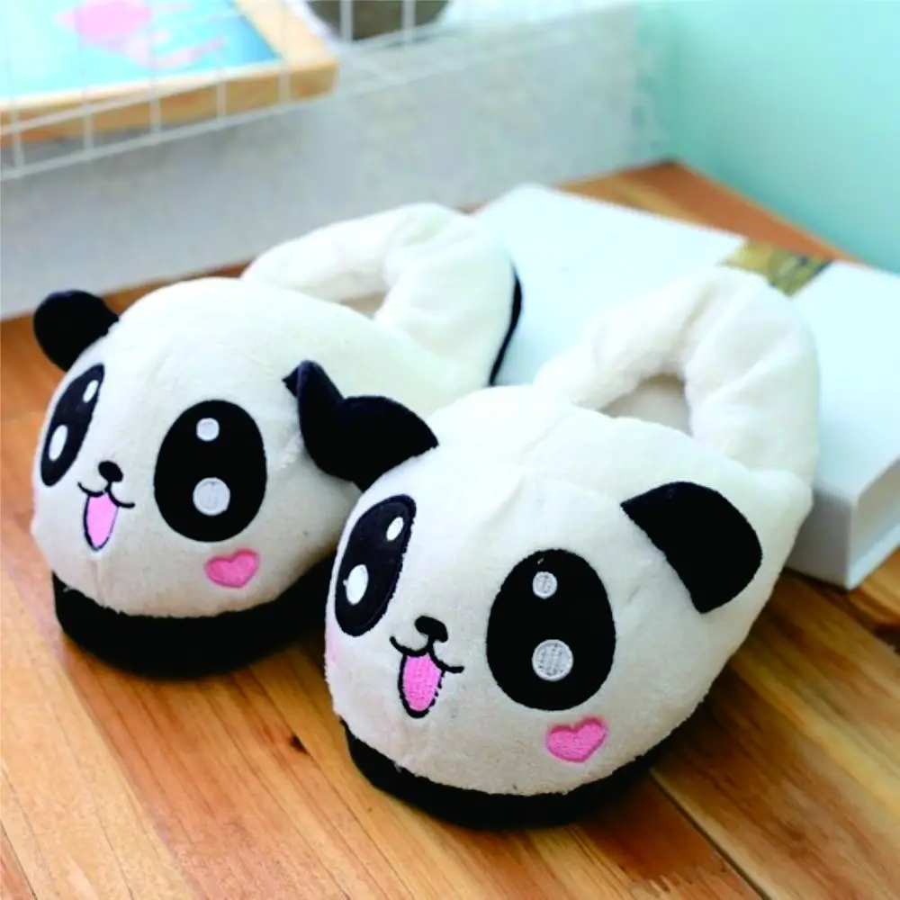 

Домашние аниме тапочки, червь, милая панда, плюшевая обувь