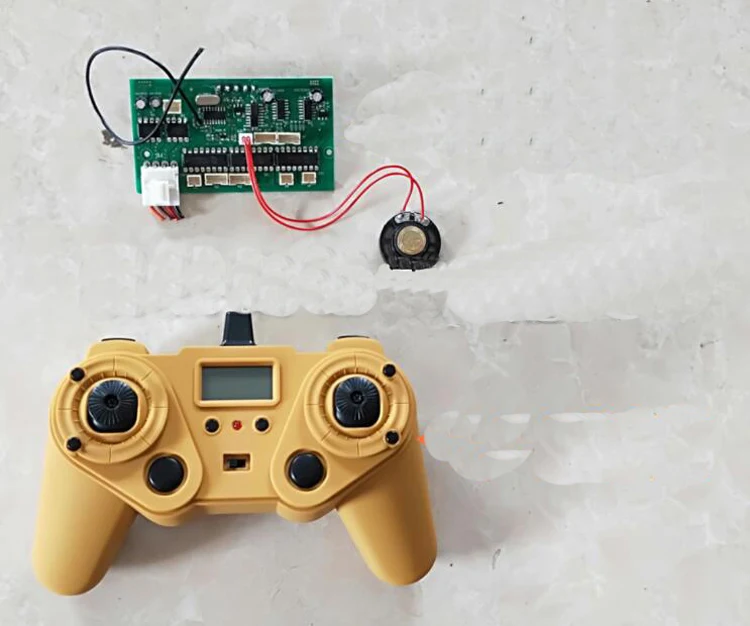 RC and receiver 23CH пульт дистанционного управления Лер+ 7,4 в приемник доска пульт дистанционного управления ручка приемник пластина детские игрушки Huina 580/550 экскаватор DIY Acc - Цвет: RC and receiver