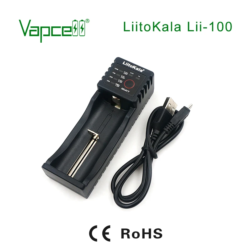 Vapcell зарядное устройство Liitokala Lii-100
