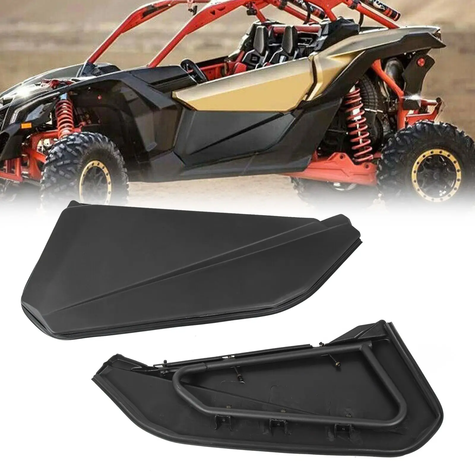 

Аксессуары UTV, вставки панели нижней двери, металлическая рамка brp maverick x3 для can am x3 maverick x3 canam maverick, 2 двери 715002903