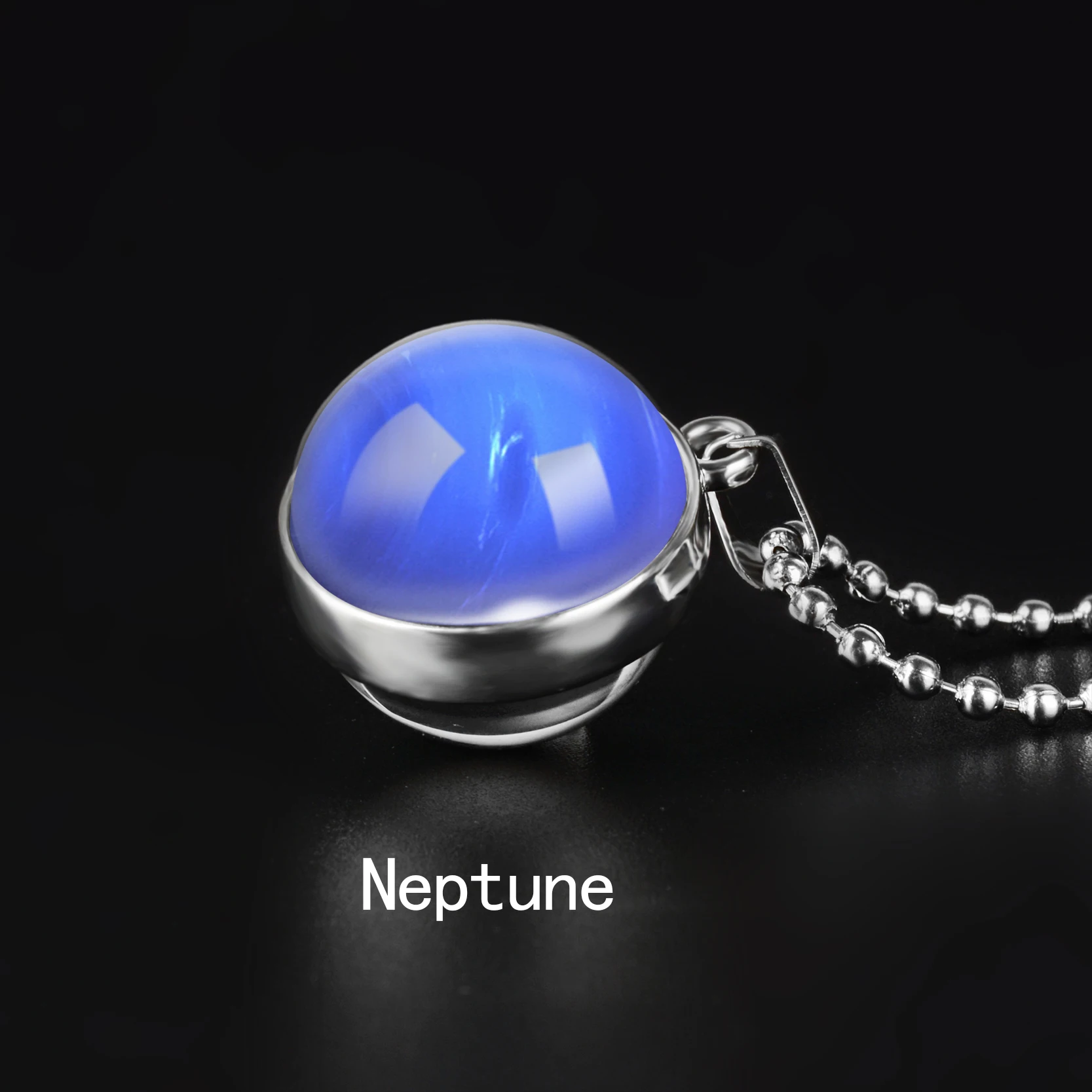 Neptune Двустороннее ожерелье с глобусом, солнечная система, планета Венера, Меркурий, Марс, Сатурн, уран, Нептун, земля, солнце, кулон, купольное стекло, ожерелье s - Окраска металла: Neptune