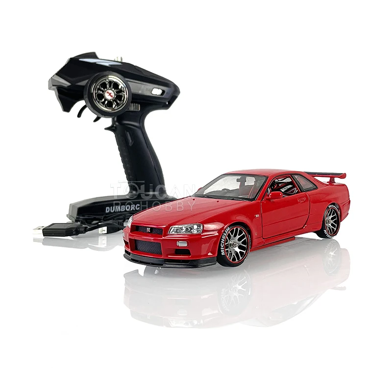 

HGM Toys 1/28 MINI Q9 RTR 4WD Drift Racing RC Car Remote Control 6CH Metal Chassis Outdoor Toy For Boy Gift Nissan R34 TH19502