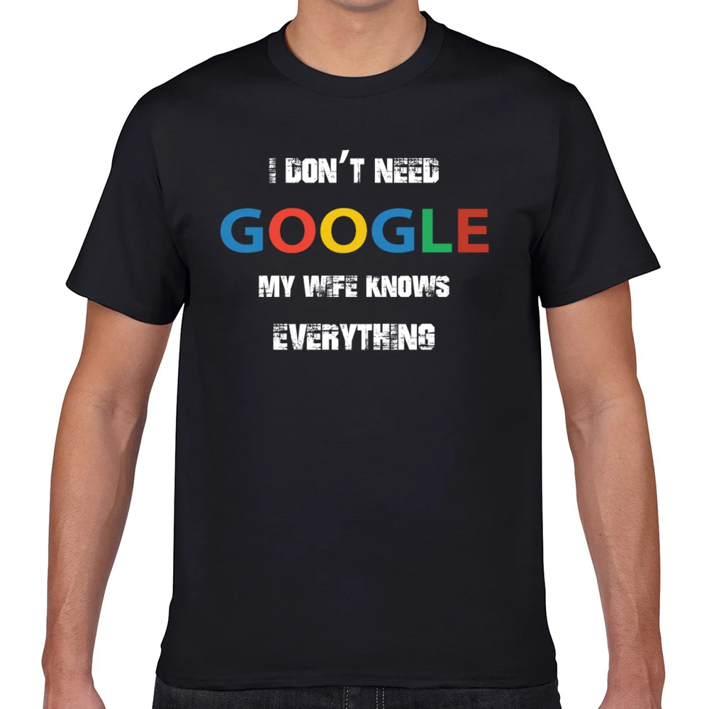 

Мужская футболка с google Humor, белая короткая мужская футболка