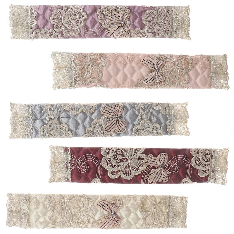 

1 Pair Refrigerator Handle Cover Embroidered Lace Refrigerator Door Handle Covers Fridge Handle Covering Door Knob Cover