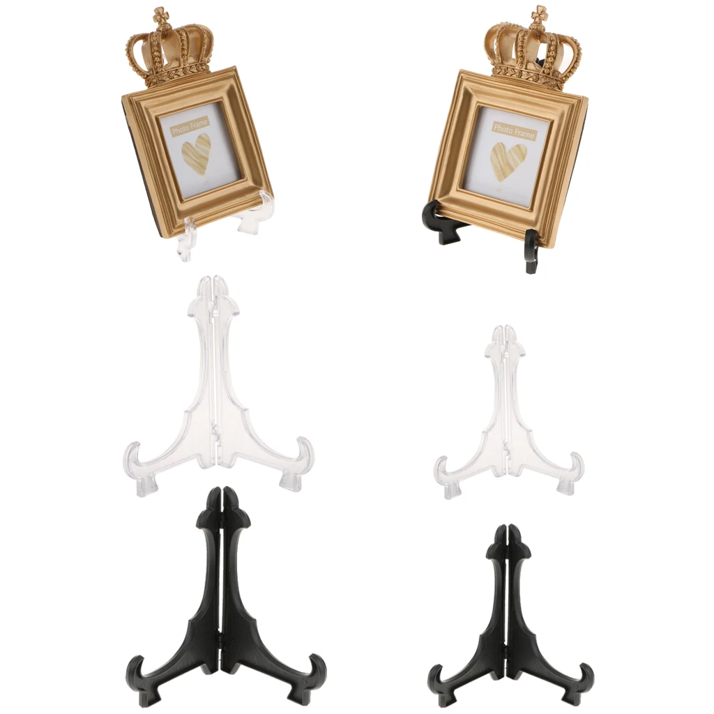 Складные пластиковые подставки для тарелок 5 шт. витрины фоторамка молитбер со