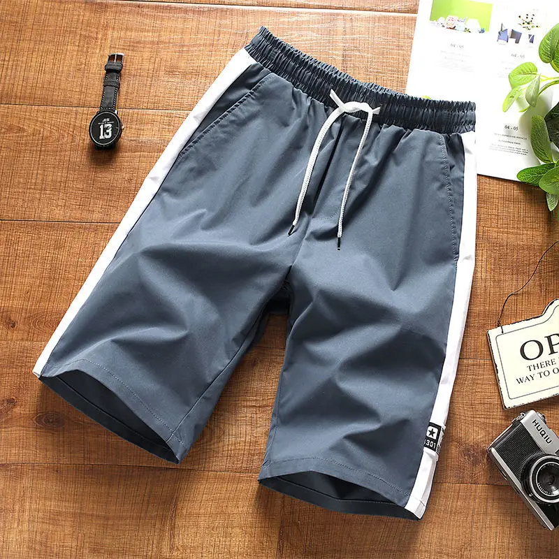 Summer Men's Fashion Brand Casual Pants Youth Personality Simple And Versatile Sports Trend Shorts Beach Men Bing Size