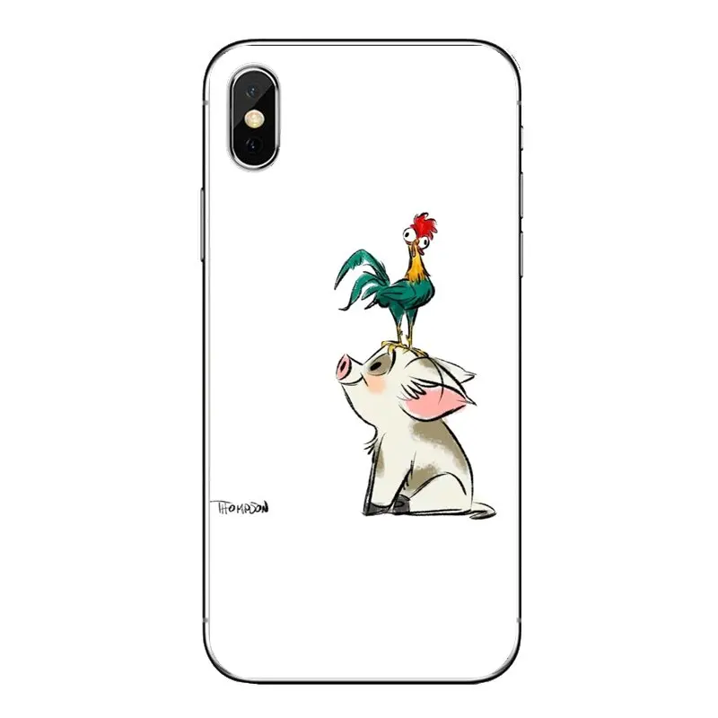 Анимация Moana мультфильм для iPod Touch Apple iPhone 4 4s 5 5S SE 5C 6 6S 7 8 X XR XS Plus MAX мягкие