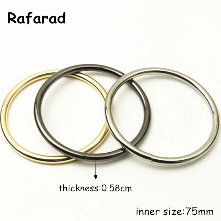 10 шт. металлические кольца для сумок размер 3 дюйма (75 мм)|Детали и аксессуары