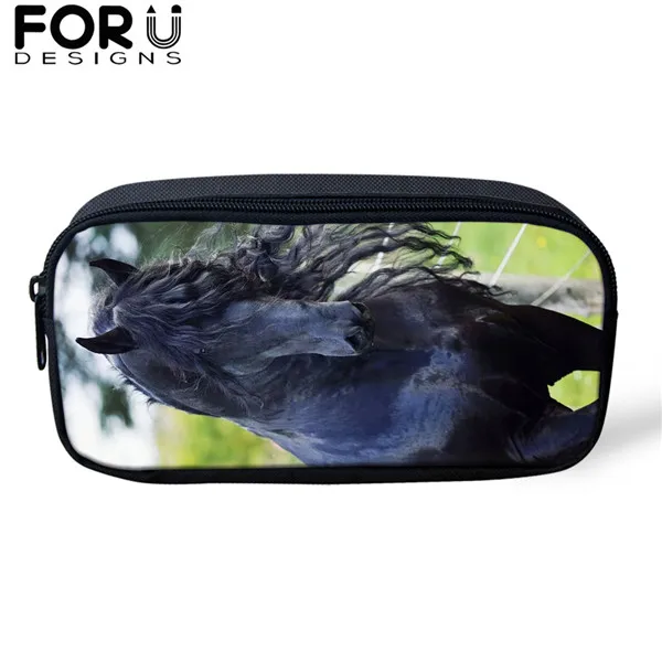 FORUDESIGNS/3 шт./компл. красивый фризская лошадь печати школьная сумка для мальчиков и подростков, рюкзак для девочек, детей, студентов рюкзак для путешествий - Цвет: CDGX1509K