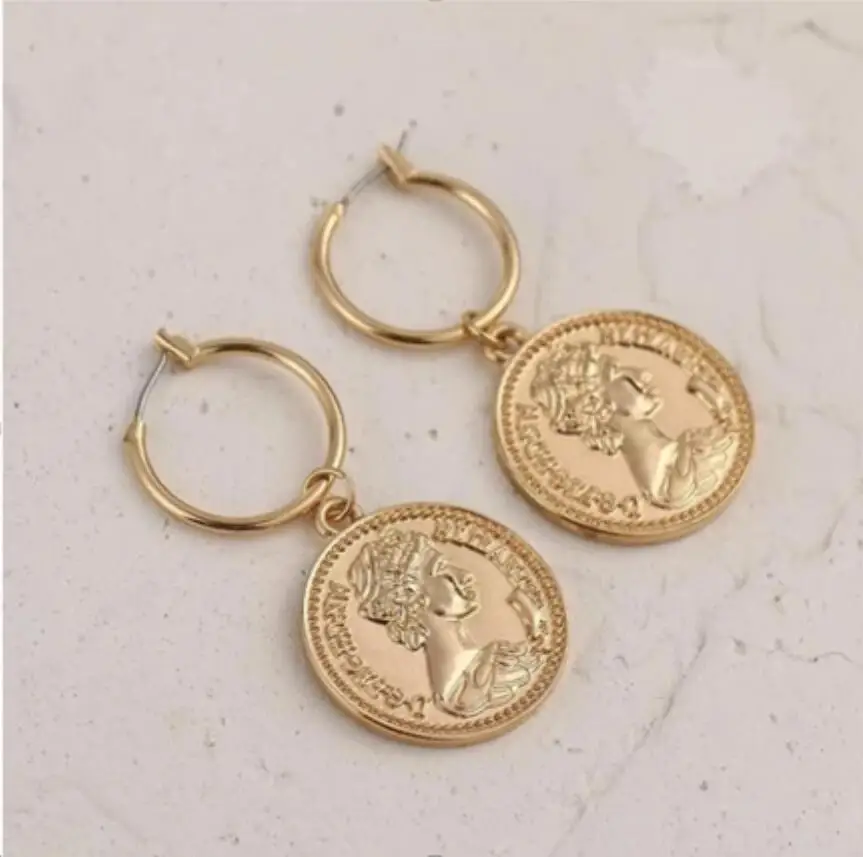 Lateefah новые винтажные ювелирные изделия женские серьги модные золотые подарки