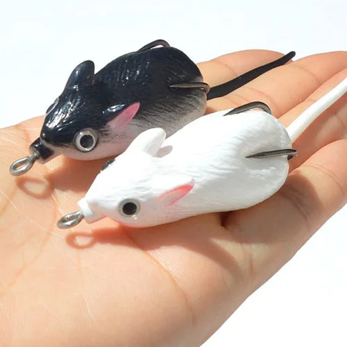 

Искусственная мышь с двойным крючком и зазубриной, 10 г