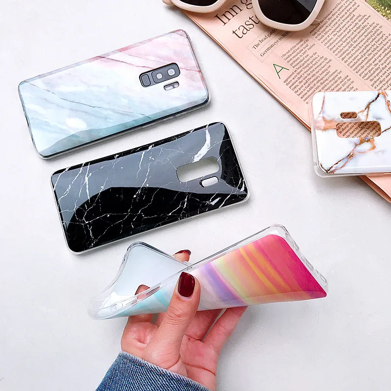 Для samsung S10 плюс Чехол S9 S8 крышка S7 Edge Note 8 9 Капа Sansung Galaxy Note8 Note9 S10e Coque Роскошные S9plus