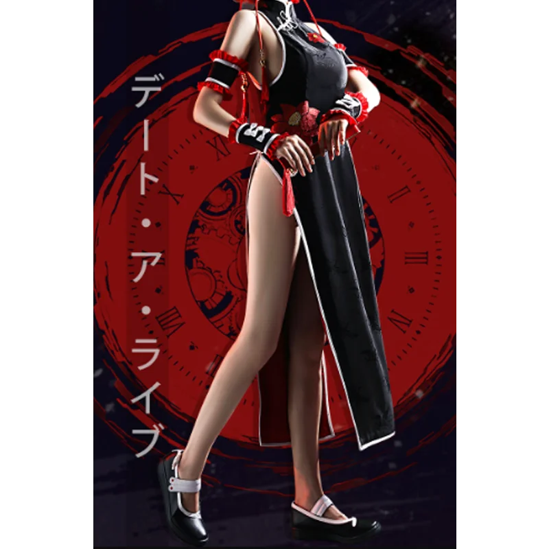2020 Date A Live Cos Tokisaki Kuangsan костюм-Чонсам для косплея Female Anime R | Тематическая одежда и