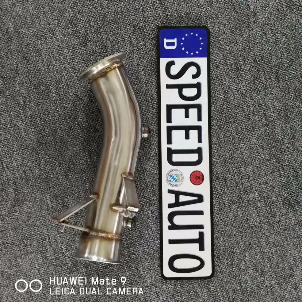 

3-дюймовый catless turbo donwpipe выхлопной трубы для bmw 335 n55 3,0 t двигателя