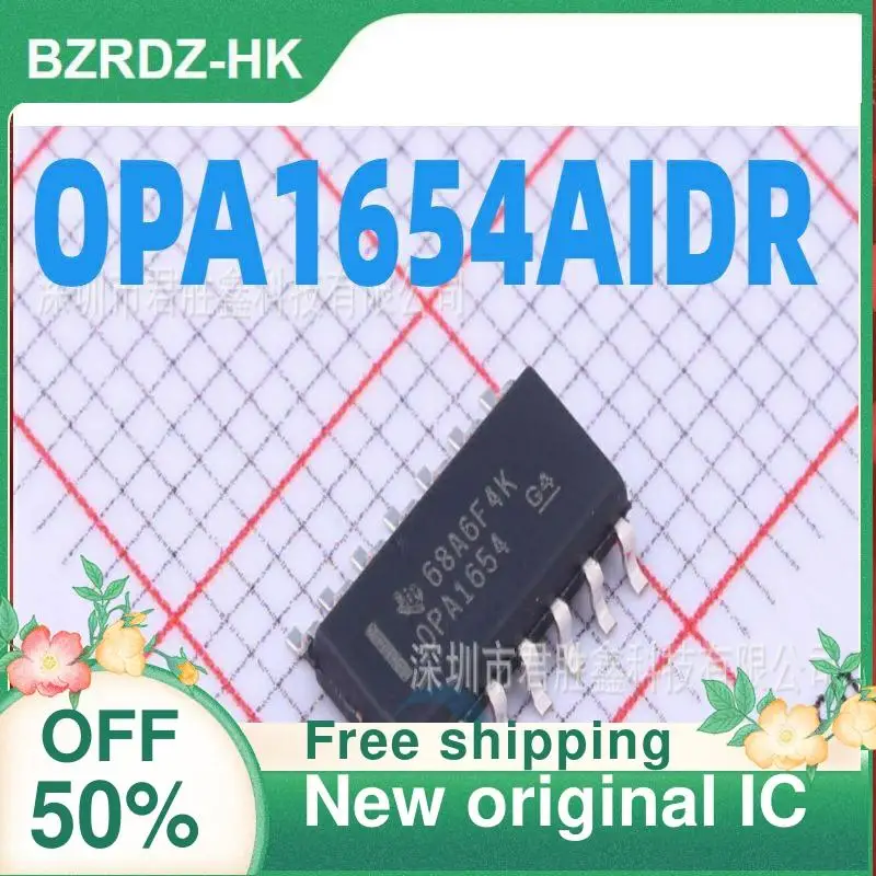 

2-10PCS/lot OPA1654AIDR OPA1654 SOP14 New original IC