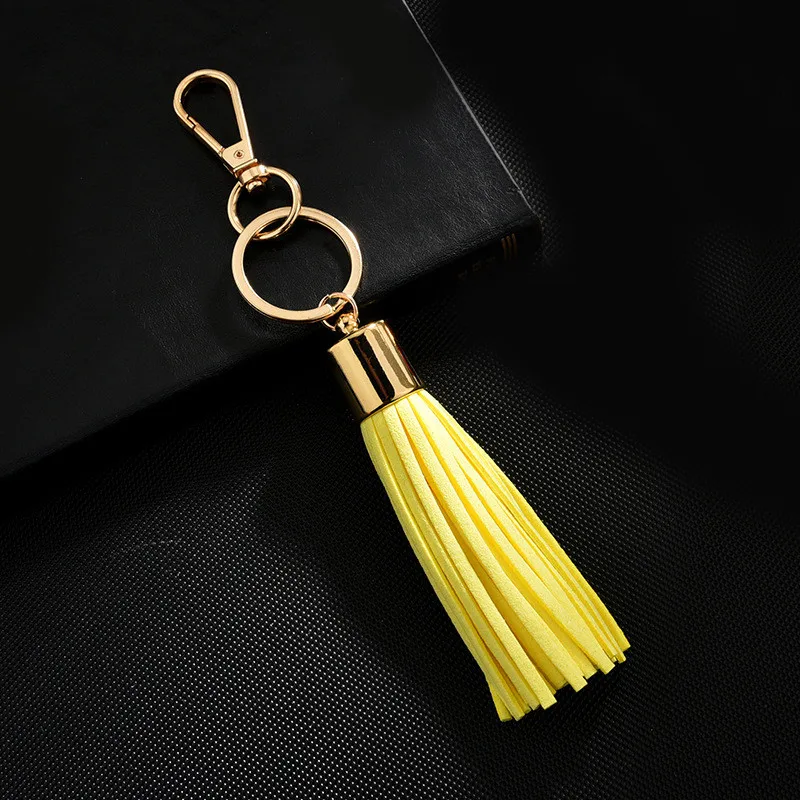 Милый длинный брелок с кисточками аксессуары подвеска для автомобильной сумки