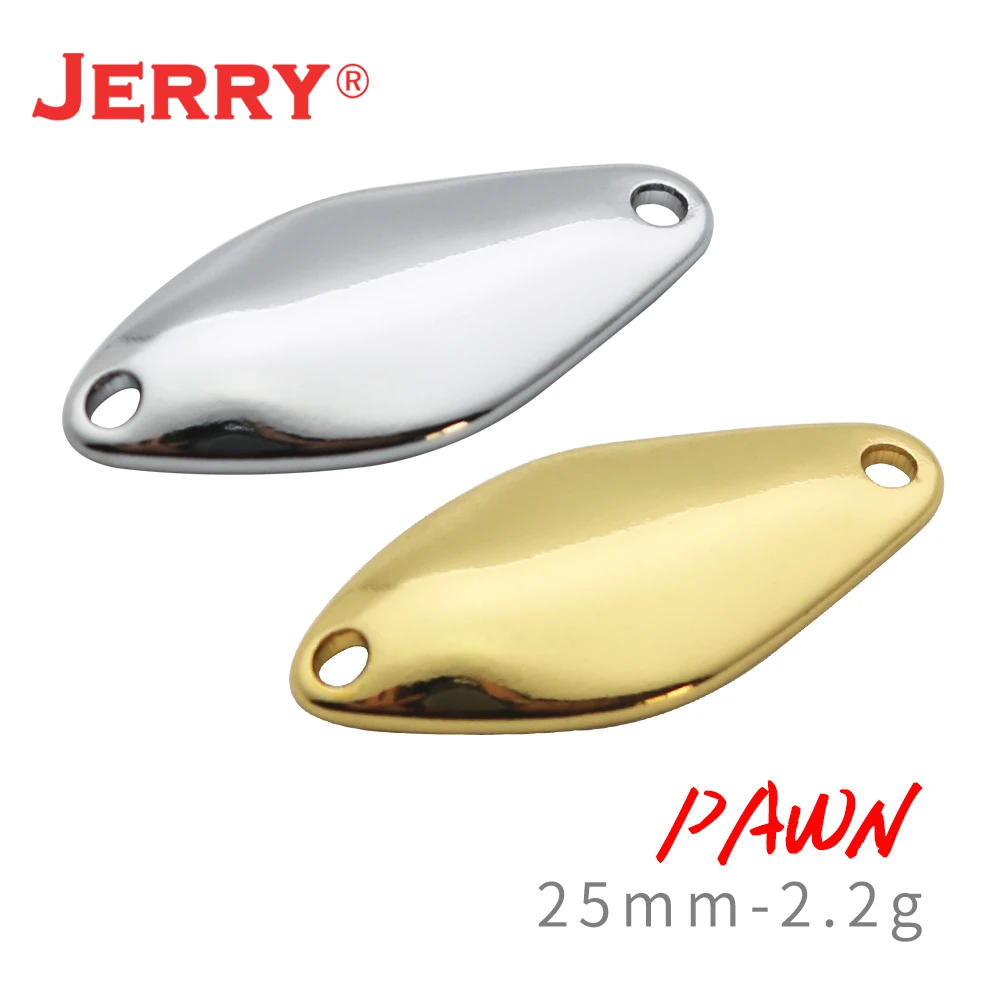 Jerry Pawn 2g Area Trout Blank Metal Spoon Unpainted Fishing Lure Lake River Ultralight Glitter Baits Bass Perch Spinner Baits