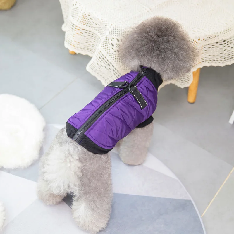 

Plus Velvet Jacket Puppy Cat Harness Clothes Soft No Pull Padded Pet Chihuahua French Bulldog Harness Vest