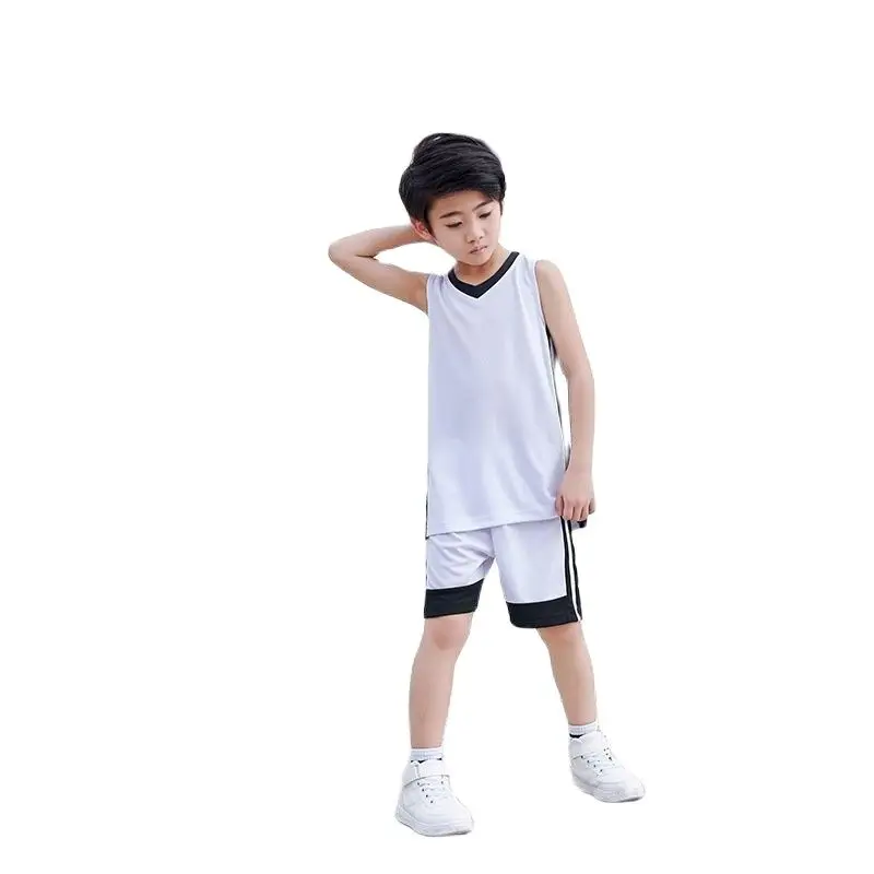 Летняя Детская баскетбольная майка Джерси для мальчиков и девочек школа