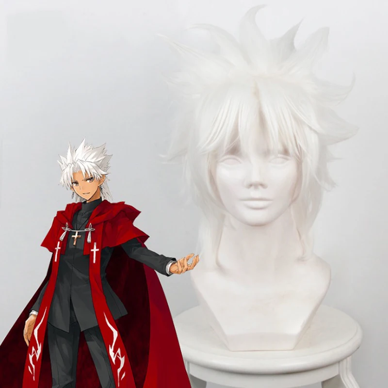Аниме Fate Stay Night Косплей парики широу амакуса токисада Синтетический парик волос