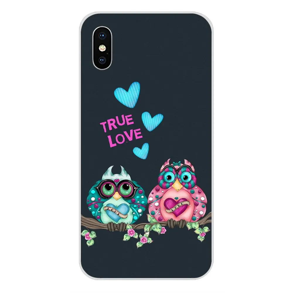 С милой совой Стиль жесткий чехол из ТПУ для мобильного телефона Huawei NOVA 2 V20 Y3II Y5 Y5II