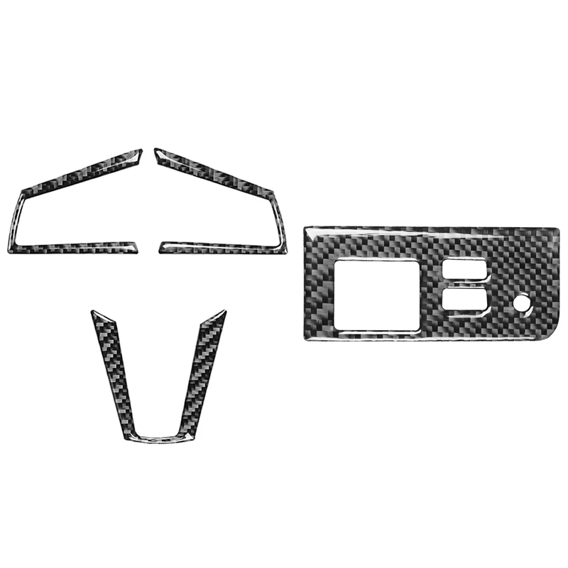 

Steering Wheel Button Switch Cover Sticker with Center Storage Button Switch Trim for Mazda MX-5 Miata Roadster 2016+