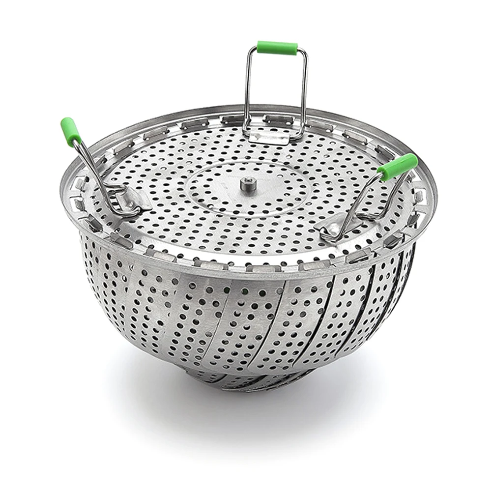 Складная корзина из нержавеющей стали для приготовления еды овощей яиц | Дом и