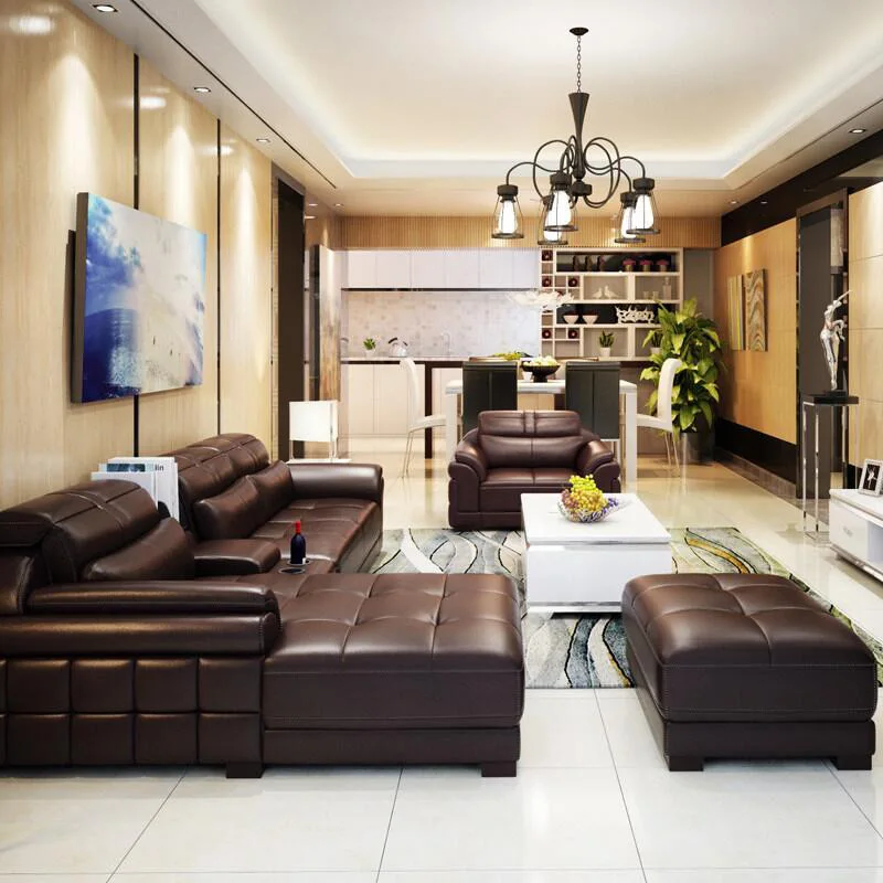 Диван из искусственной кожи на заказ домашний диван для гостиной| |