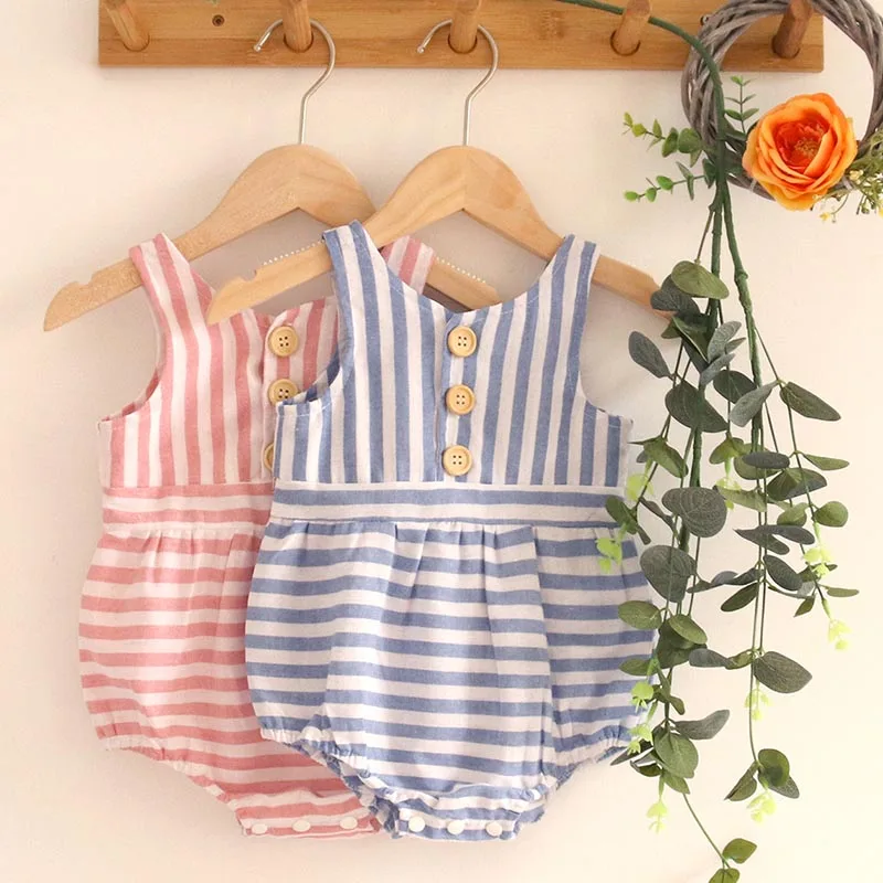 

Комбинезон детский, без рукавов, в полоску