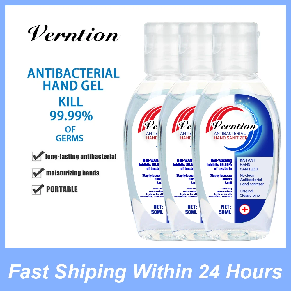 Антибактериальный гель для дезинфекции рук увлажняющий одноразовый мгновенный