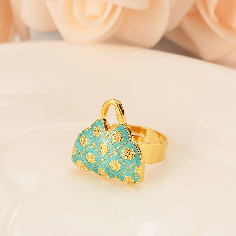 Blium сумка Подвеска цепочка ожерелье серьги кольцо ювелирные украшения золотое