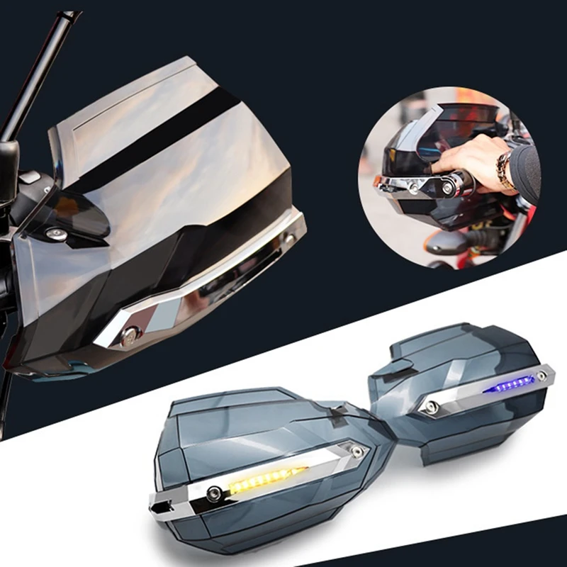 

2PCS Motorcycle Hand Guard Modification Front Windshield Handleguard Universal Clear