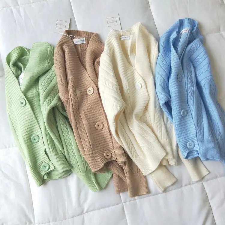 Новинка 2022 женские кардиганы модный свитер вязаные CR02 |
