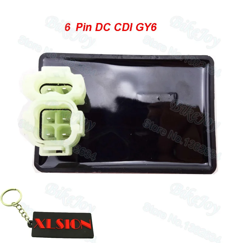 6 Pin DC CDI Коробка зажигания для GY6 50cc 125cc 150cc Мопед Скутер ATV Quad Go Kart Багги мотоцикл мотокросс