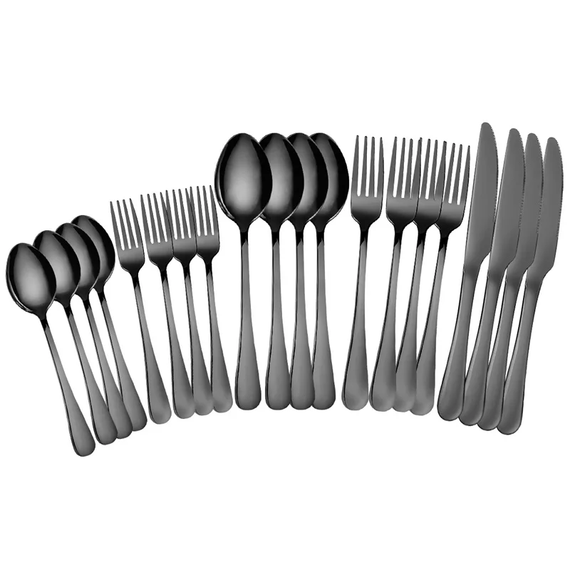 

Rose Gold Dinnerware Set 18/0 Stainless Steel Forks Knife Spoons Cutlery Set Home Dinner Silvware Flatware Set Tableware20pcs